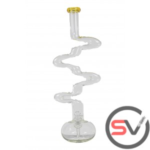 EXTRA LARGE ZIG ZAG WATER PIPE 23inch